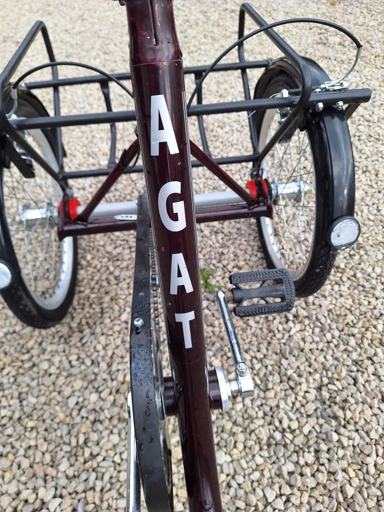 Rower trójkołowy Agat zadbany