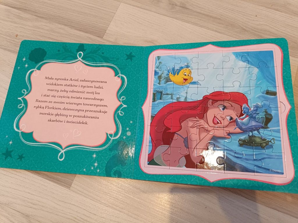 Książeczka malucha Disney Księżniczki puzzle
