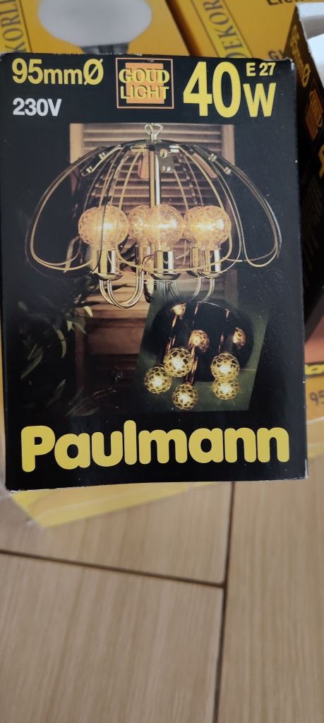 Żarówki kule, złote światło Paulmann 40 W