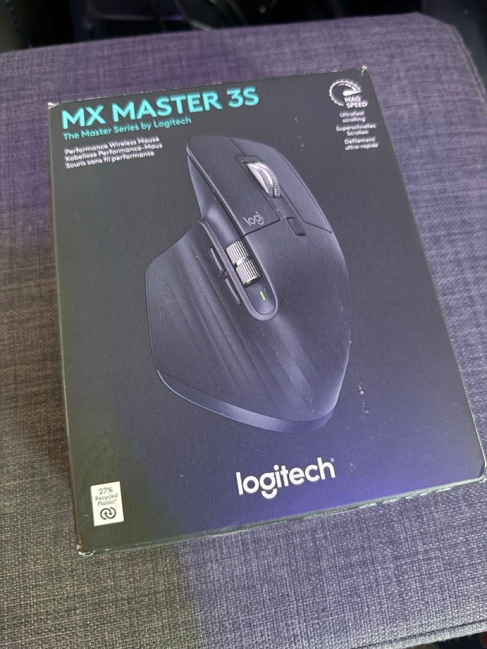 Myszka mysz Logitech MX Master 3s rzadko używana, cały zestaw