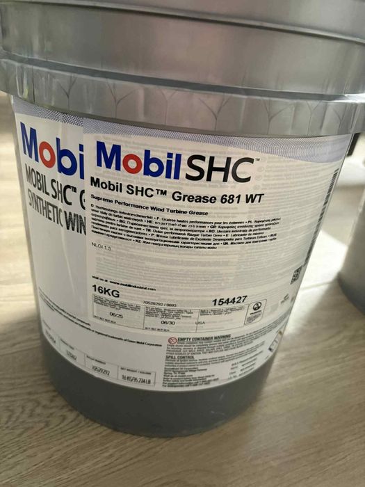 Mobil SHC 681 WT smar litowy do łożysk turbin wiatrowych