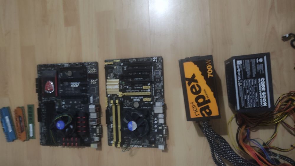 MSI Z97 Gaming 5, Asus B85 Plus, i5 4670k, i54570, 12Gb DDR3