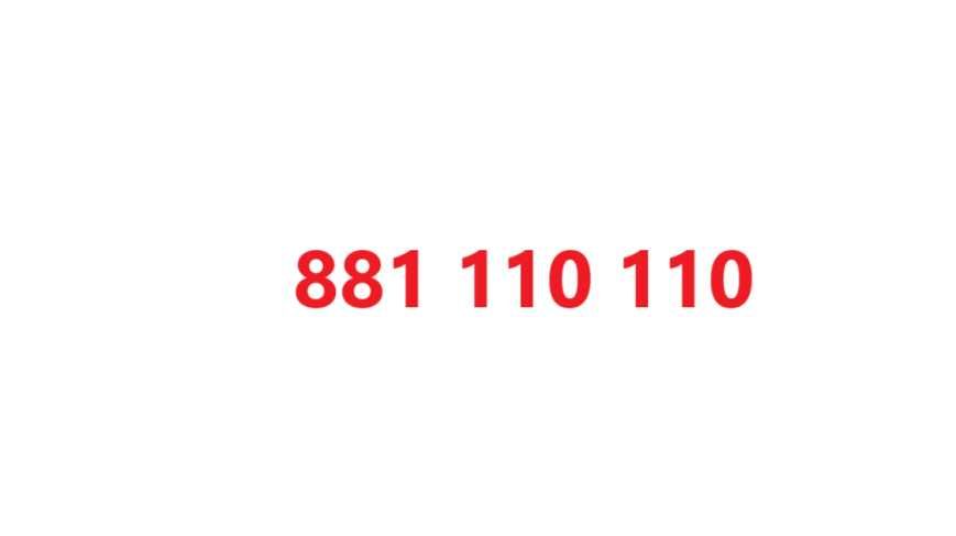 złoty platynowy numer 881.110.110