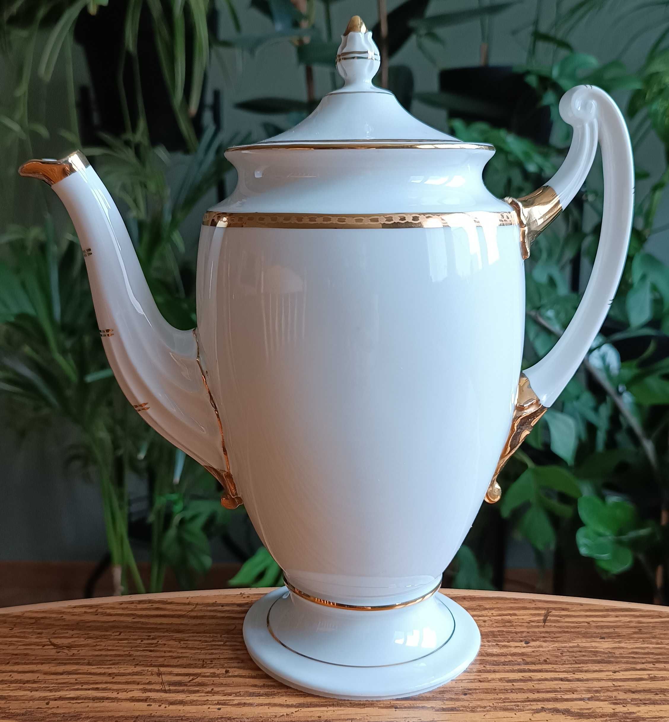 Porcelanowy zestaw dla dwojga- J. Schneider & Co, Bohemia.