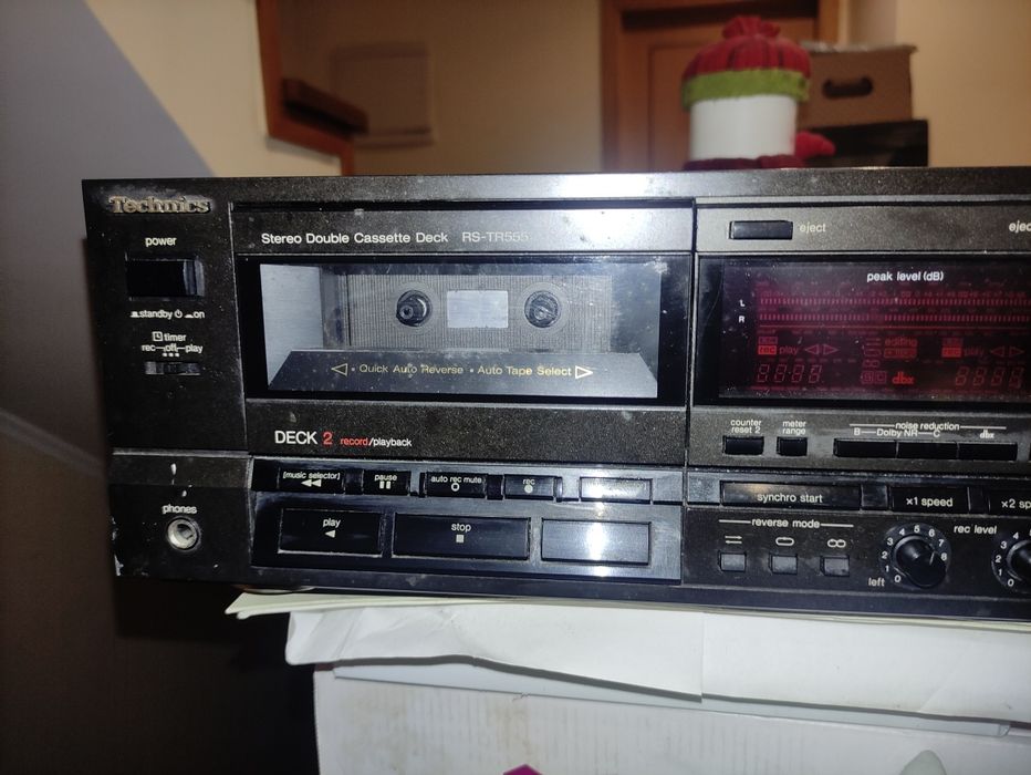 Technics RS 555 HX PRO Leitor/gravador cassetes
