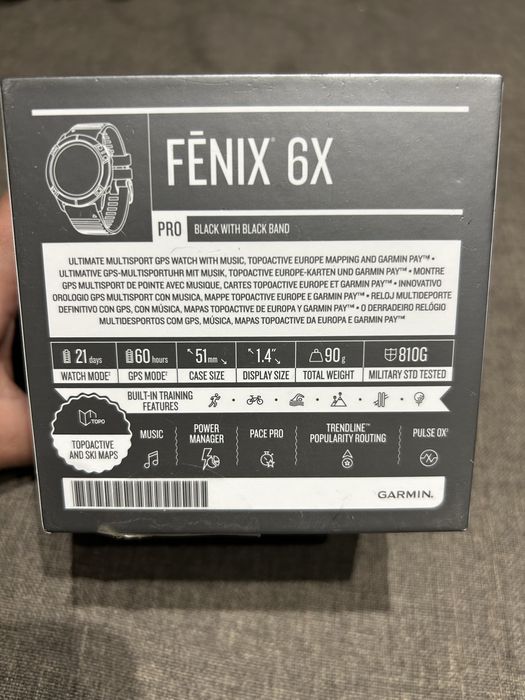 zegarek Garmin Fenix 6X Pro