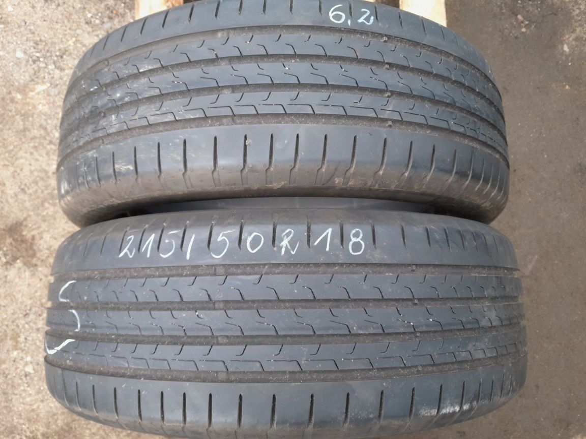 215/50R18 92V CONTINENTAL , dwie opony letnie.