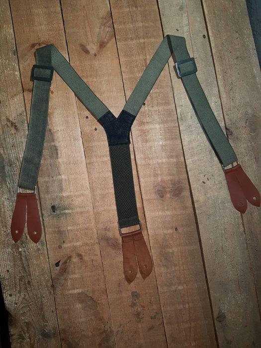 Підтяжки класичні оливкові