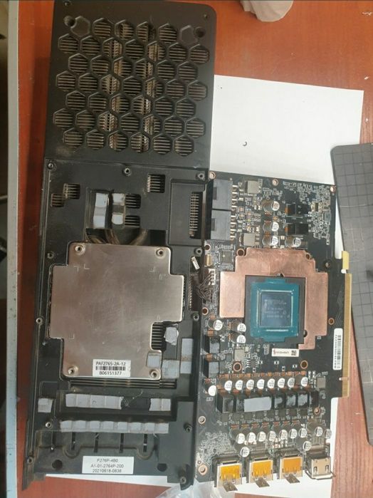 Пластина медная для видеокарт rtx 3070ti