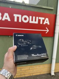 Цифрова фотокамера Canon Powershot G7 X Mark III Black В НАЯВНОСТІ