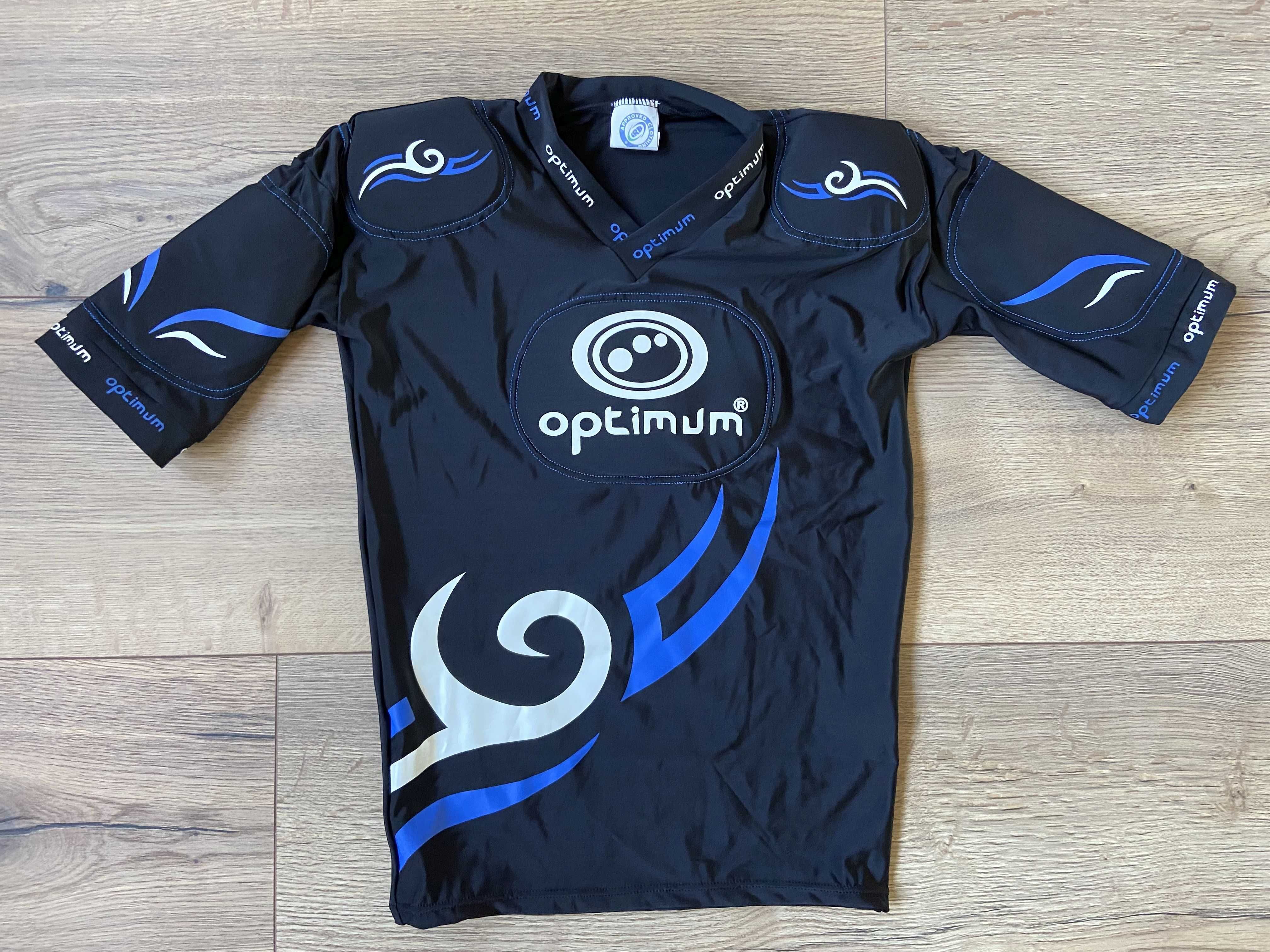 OPTIMUM ochraniacz tors rugby czarny rozmiar S 12 -13 lat