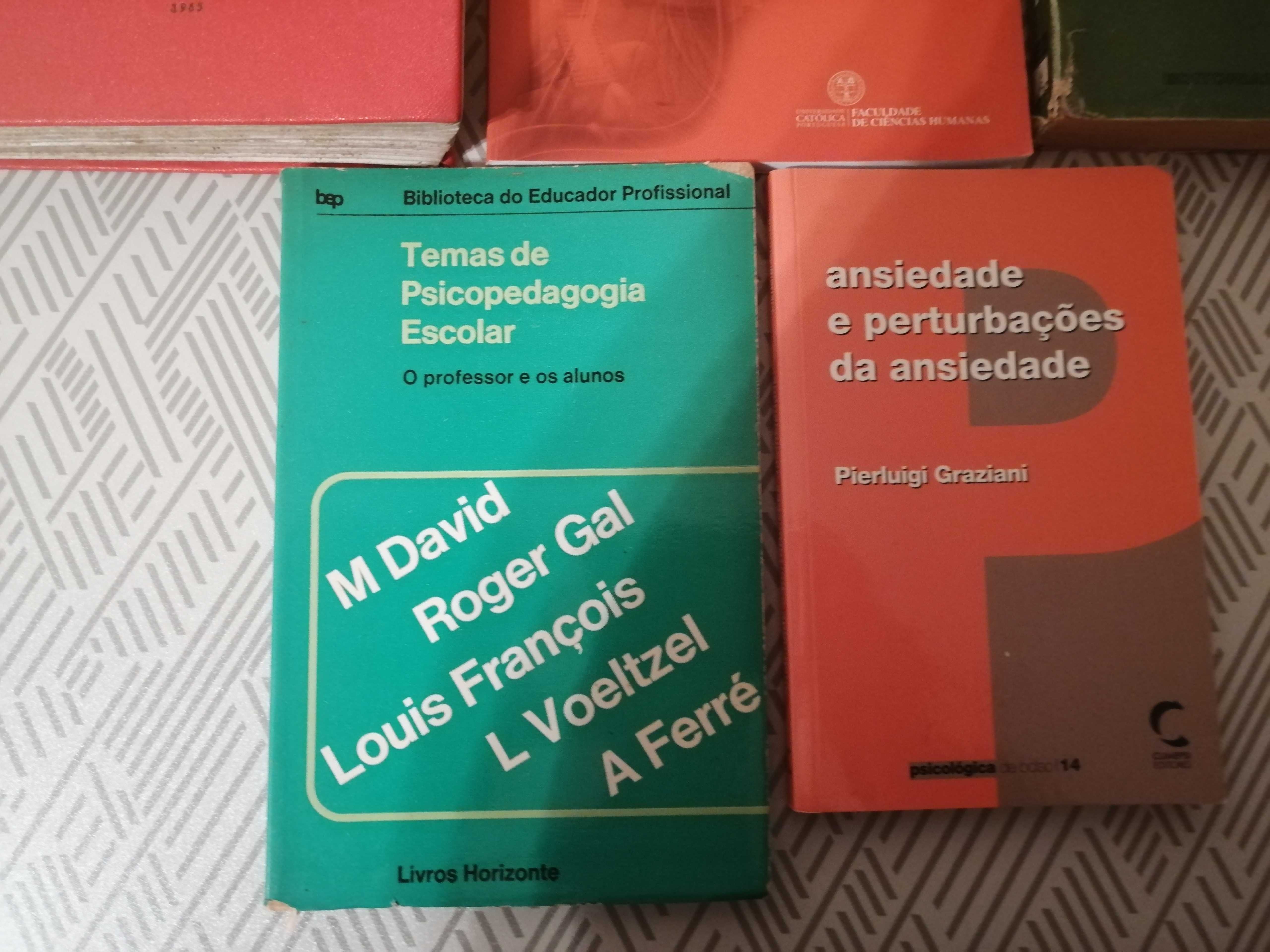 Livros Escolares e Psicopedagogia - Novas Entradas.