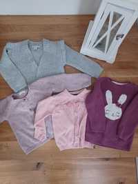 Sweterki rozpinane dla dziewczynki 2-3 lata