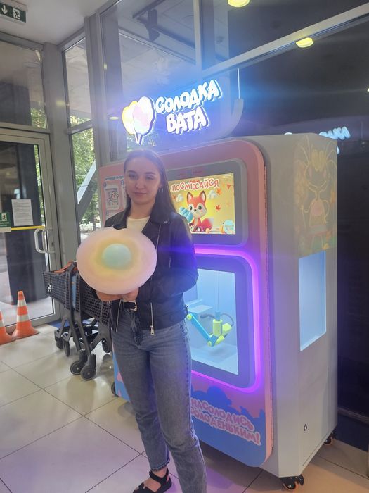 Вендинговий автомат солодка вата