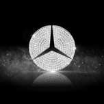 Logotipo volante carro Mercedes - Novo
