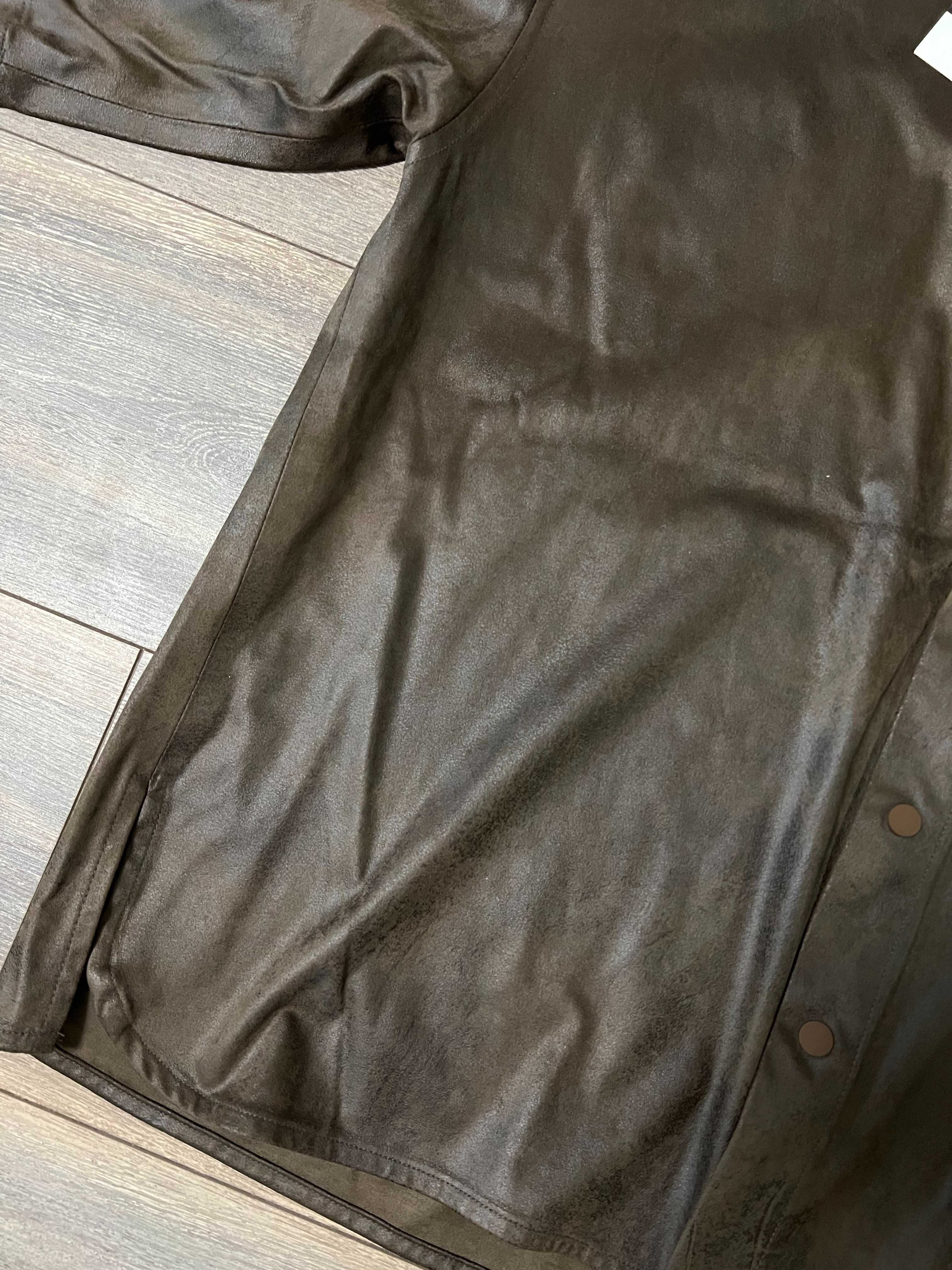 Сорочка зі штучної замші Zara (р. L-XL)