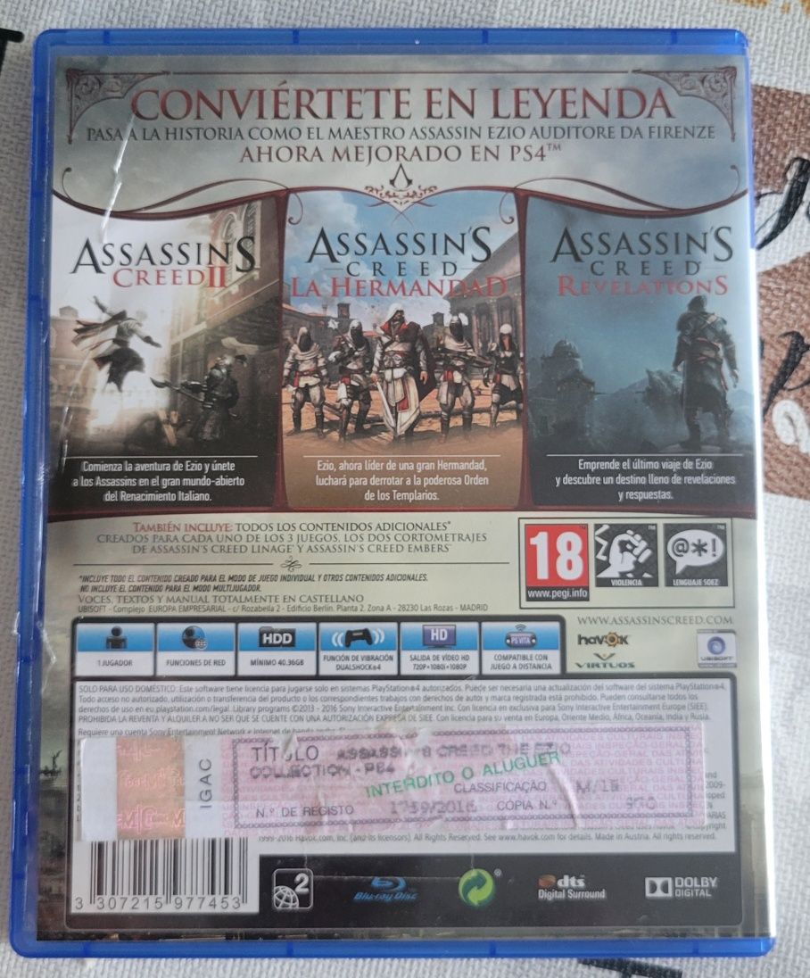 Assassin's Creed The Ezio Collection PS4