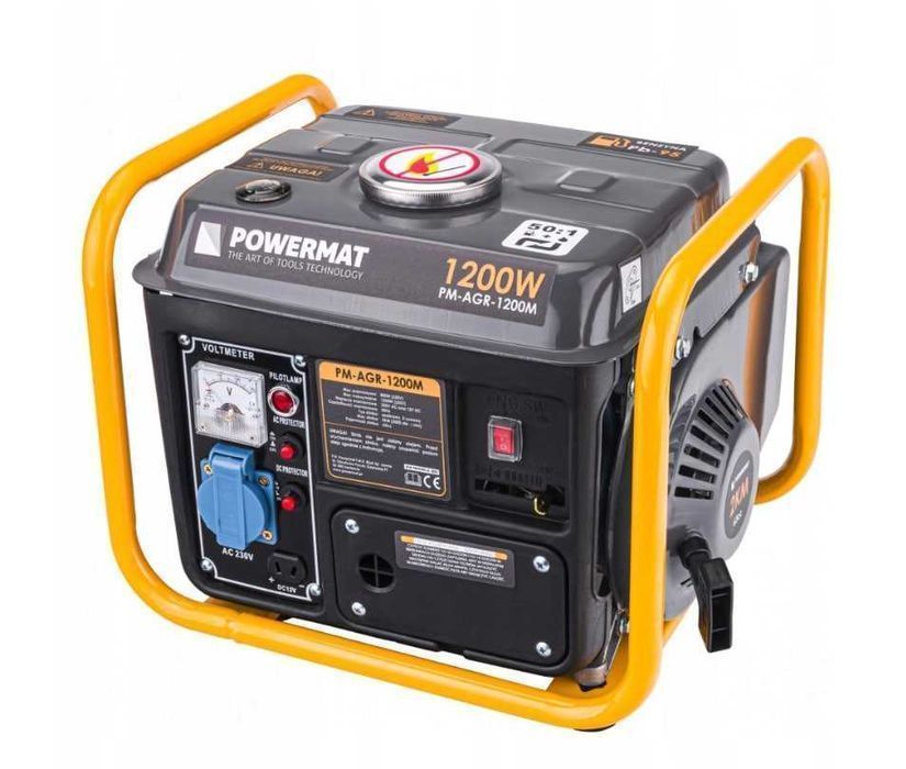 Генератор бензиновий 1100 Вт 230 В Powermat PM-AGR-1100M двотактий