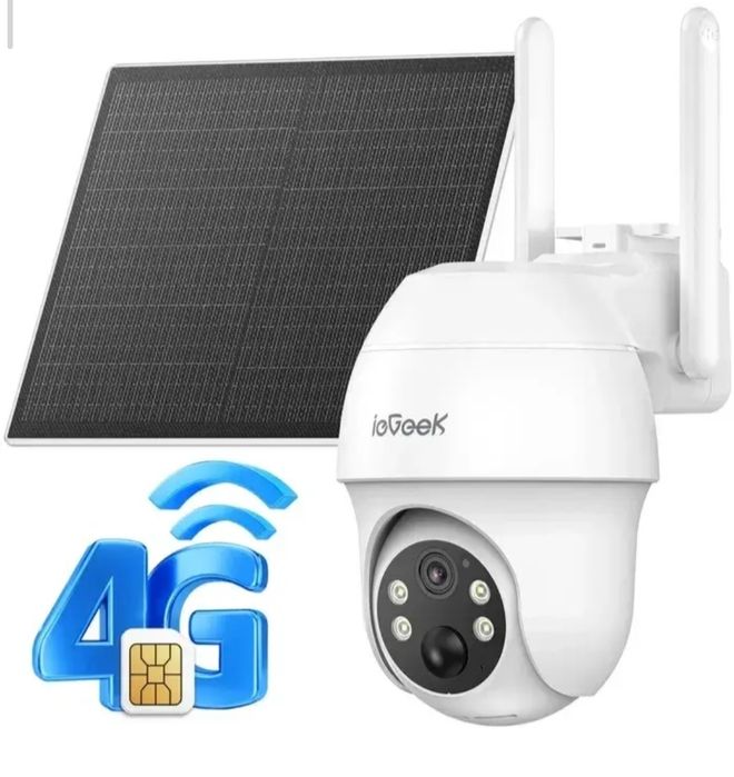 Камера 4G на солнечной панелиieGeek Cellular Battery Camera S11 z sim