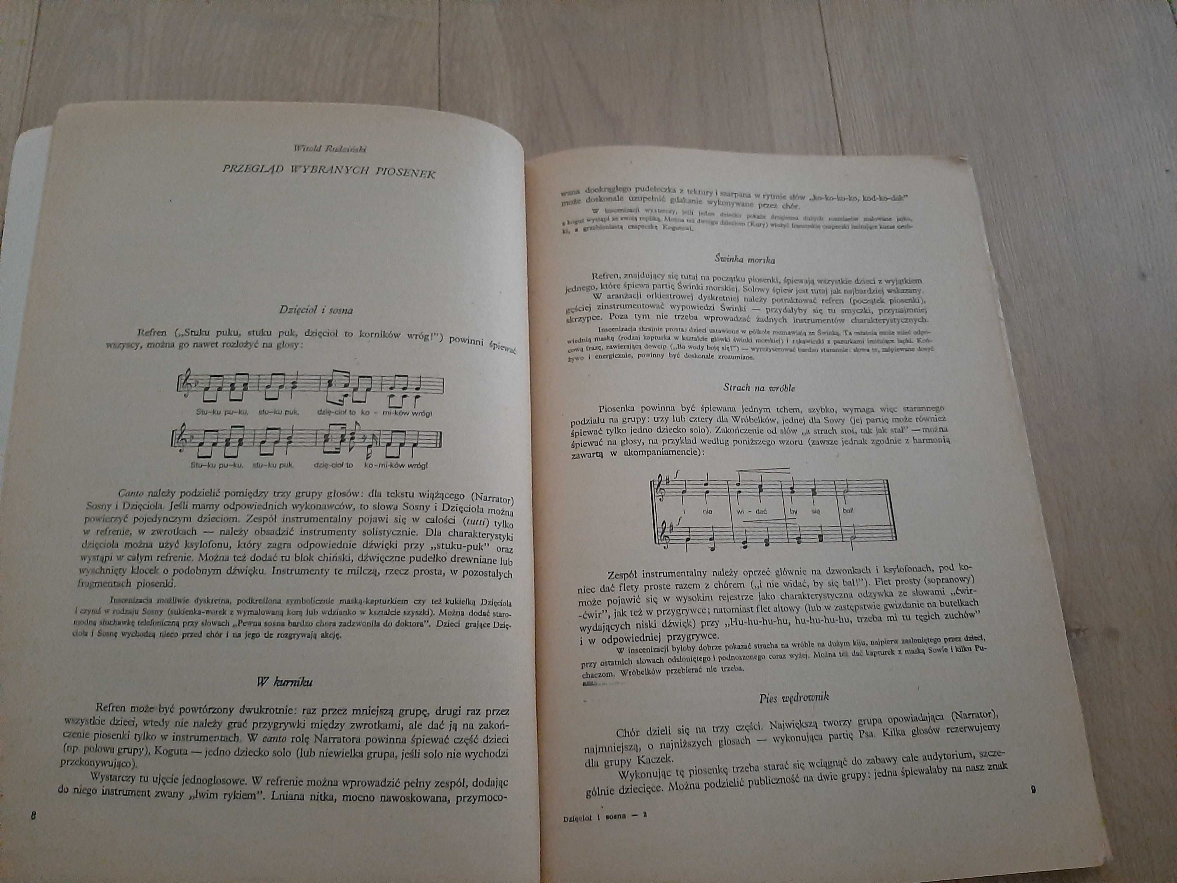 Dzięcioł i sowa. Piosenki dla dzieci - W. Rudziński, S. Karaszewski