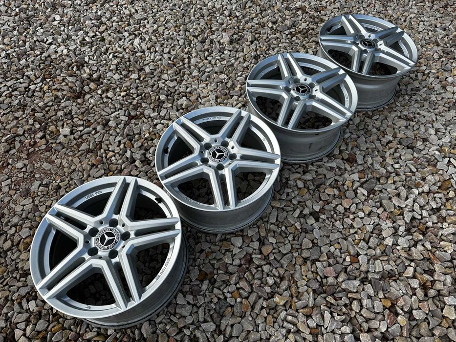 JAK NOWE PIĘKNE Oryginalne Alufelgi 17" 5x112 Mercedes-Benz AMG Line