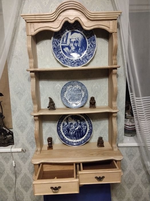 Вінтажна  етажерка тарілочниця