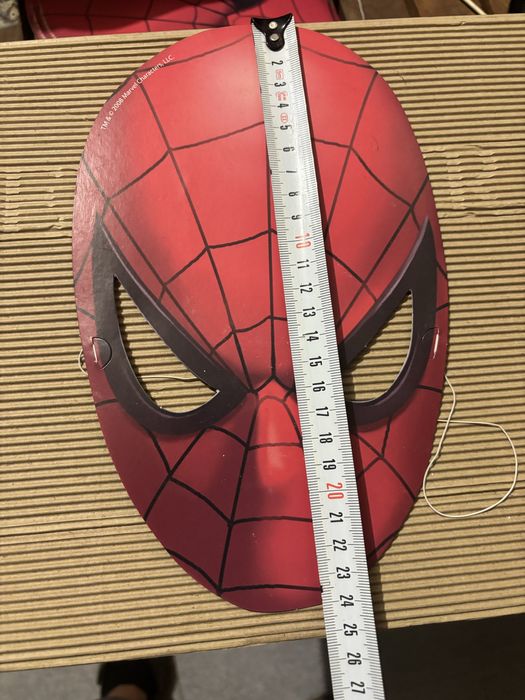Mascara homem-aranha da Marvel