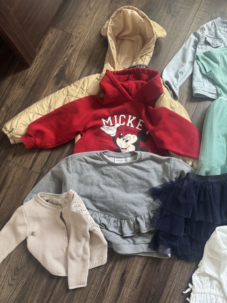 Paka zestaw ubrań 16 sztu dla dziewczynki 116 Zara, Reserved, C&A, H&M