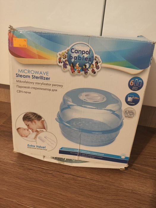 Nowy sterylizator parowy  dla niemowląt
