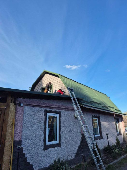 Ремонт крыши, Гарантия. Монтаж металочерепиці. Монтаж кровли