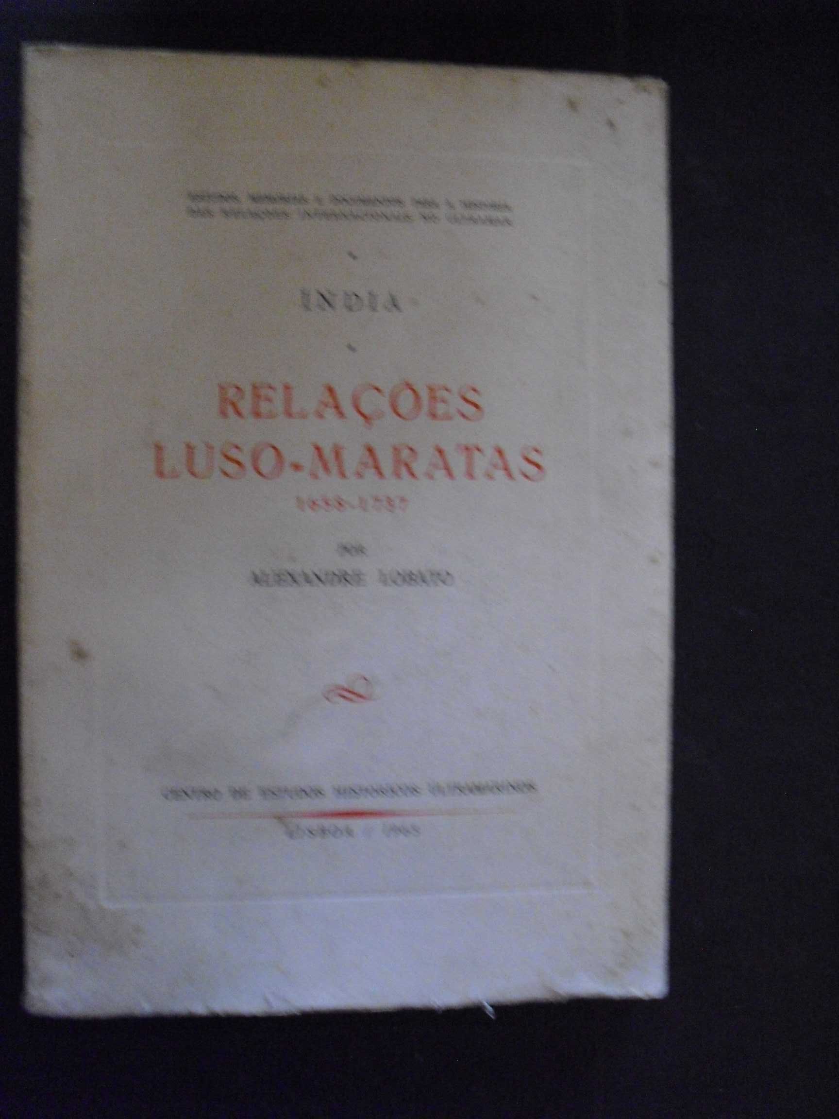 Lobato (Alexandre);Índia-Relações Luso-Maratas 1658/1737