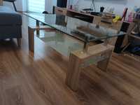 Szklany stolik ława 100x60x45 dł/szer/wys