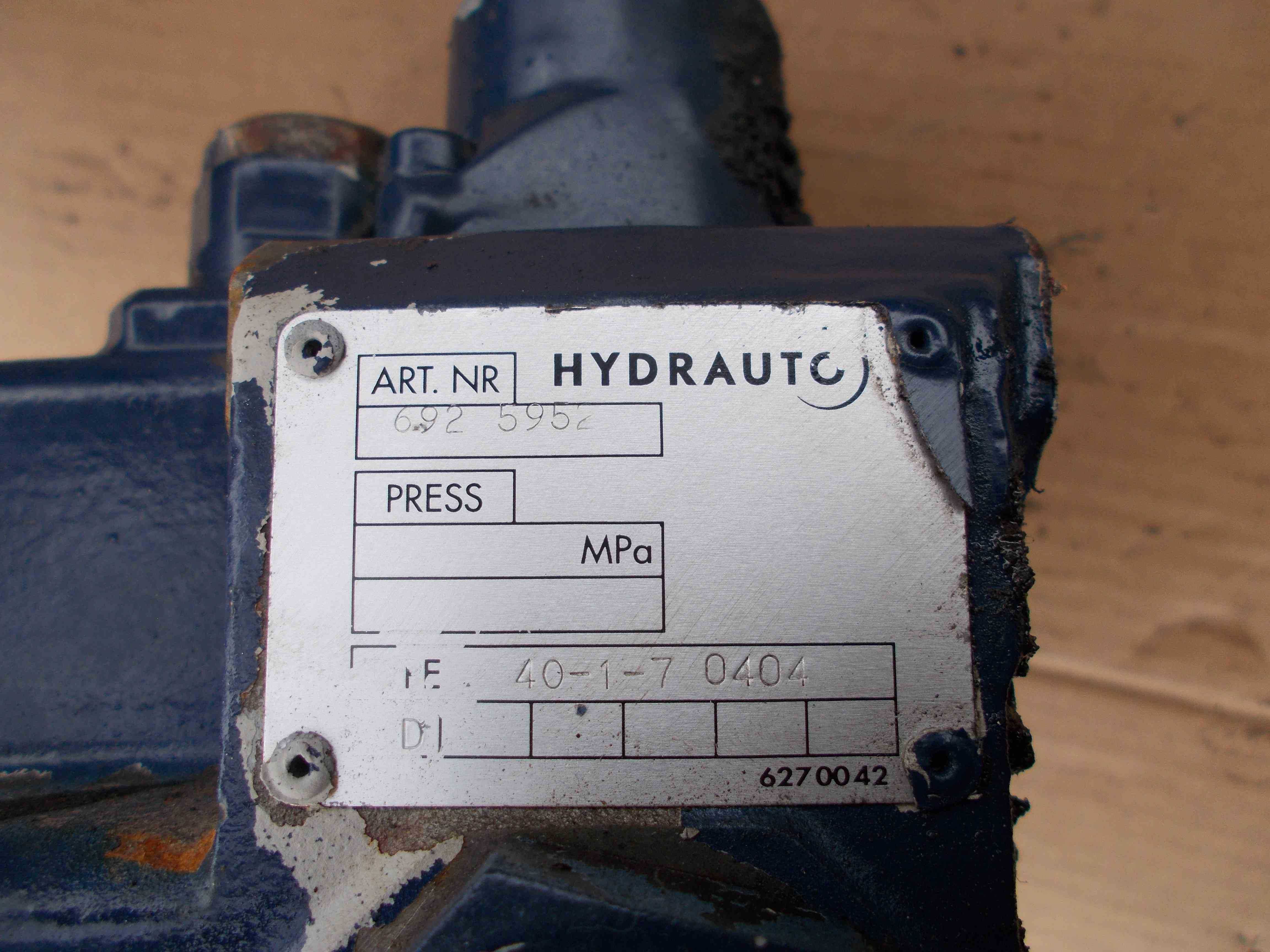 Rozdzielacz hydrauliczny 1 sekcja śmieciarka Ekocel Zoeller