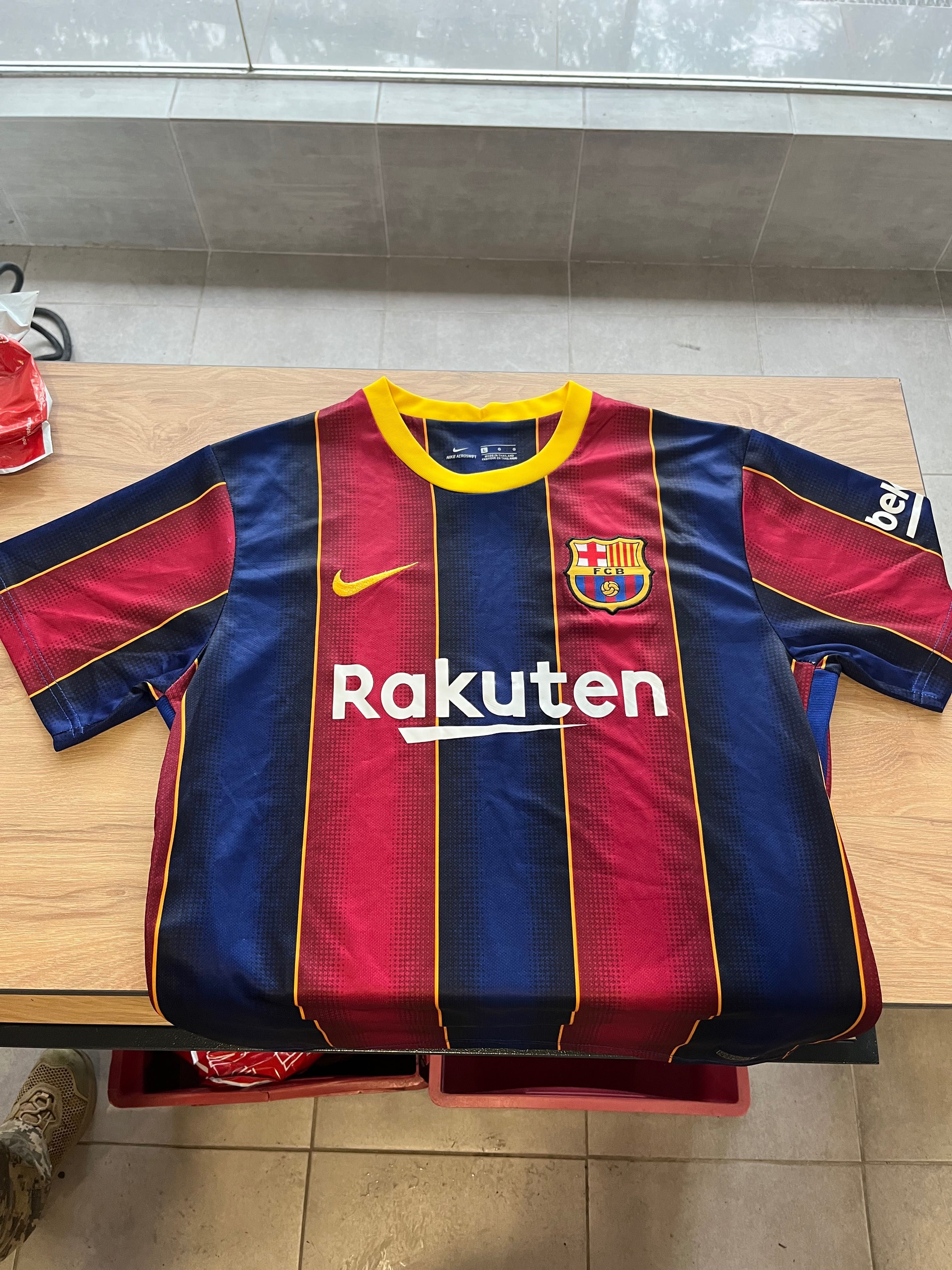Барселона 2020-2021 Home Authentic Jersey Nike Vapor Knit Player L
