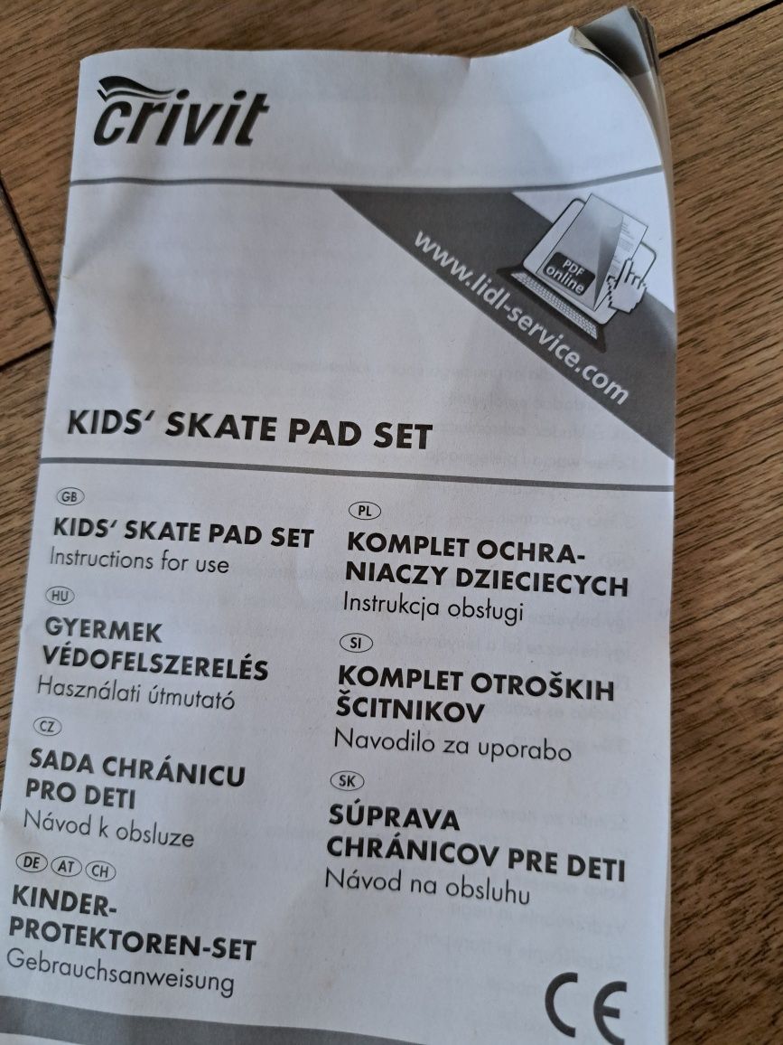 Komplet ochraniaczy skate XS nowe