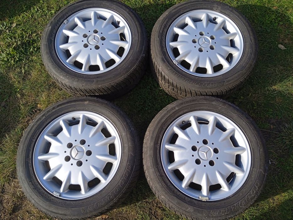 felgi aluminiowe 5x112 mercedes e klasa w210 w202 w203 w124 opony zimo