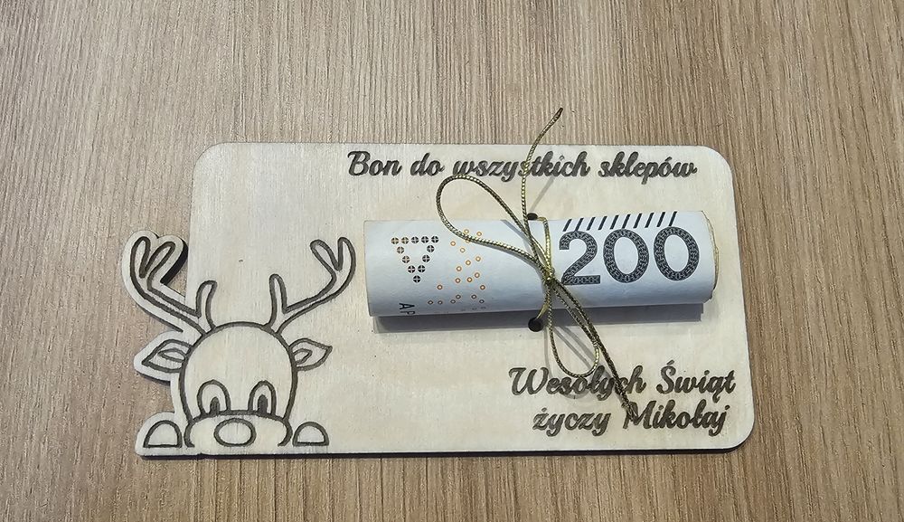 Świąteczny bon upominkowy