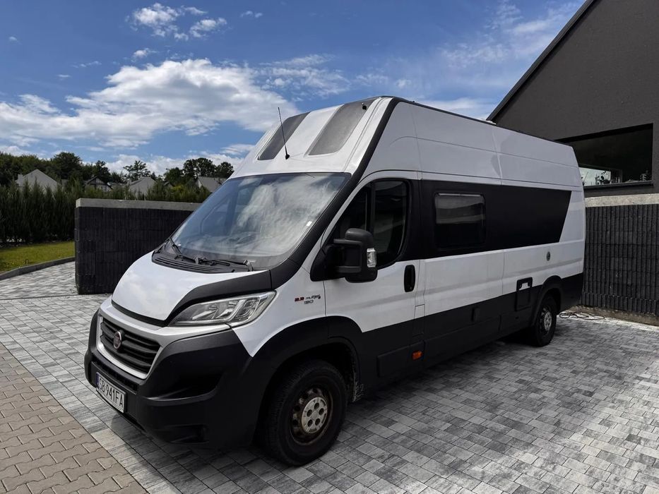 Fiat Ducato  KamperVan 2017r 2,3JTD Euro6 L4H3 nowa zabudowa ZAMIANA