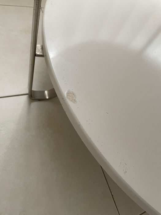 Mesa redonda de centro  Branca