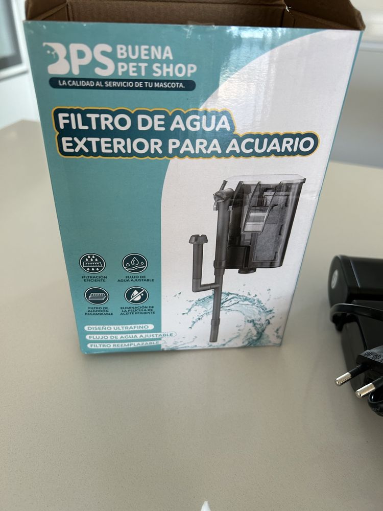 Filtro de agua para aquario