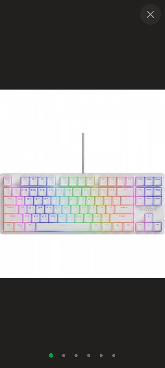 Rockfall 2 TKL Mecha white
Black
