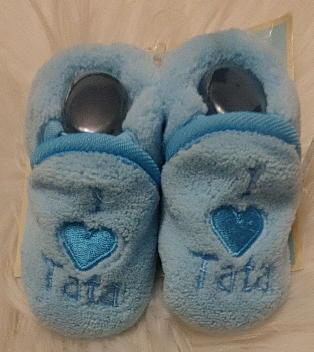 Cudne polskie cieplutkie buciki skarpetki dla niemowląt ,0-6 miesięcy