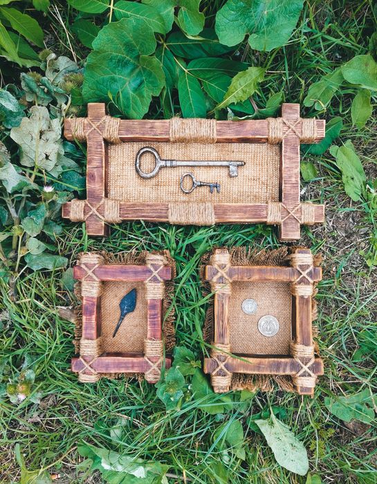 Картины со старинным ключом 1700 г, монетами, наконечниками