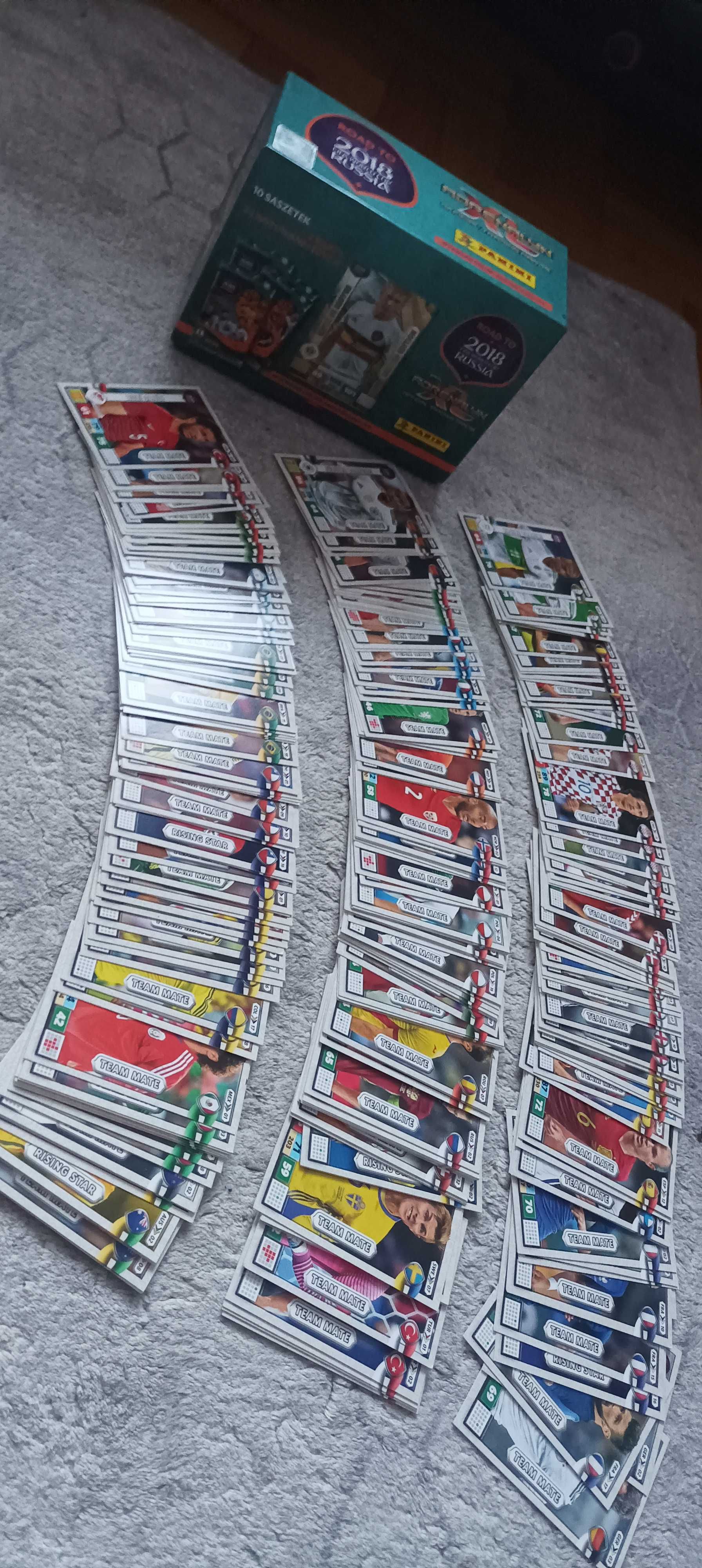 karty piłkarskie road to Russia 2018 team mates  limited edition album