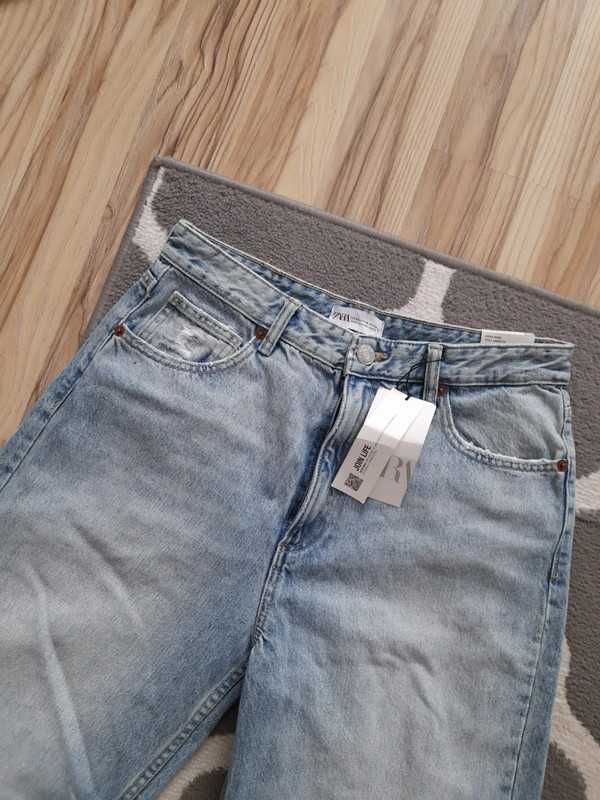 Jasne jeansy Zara rozm 42