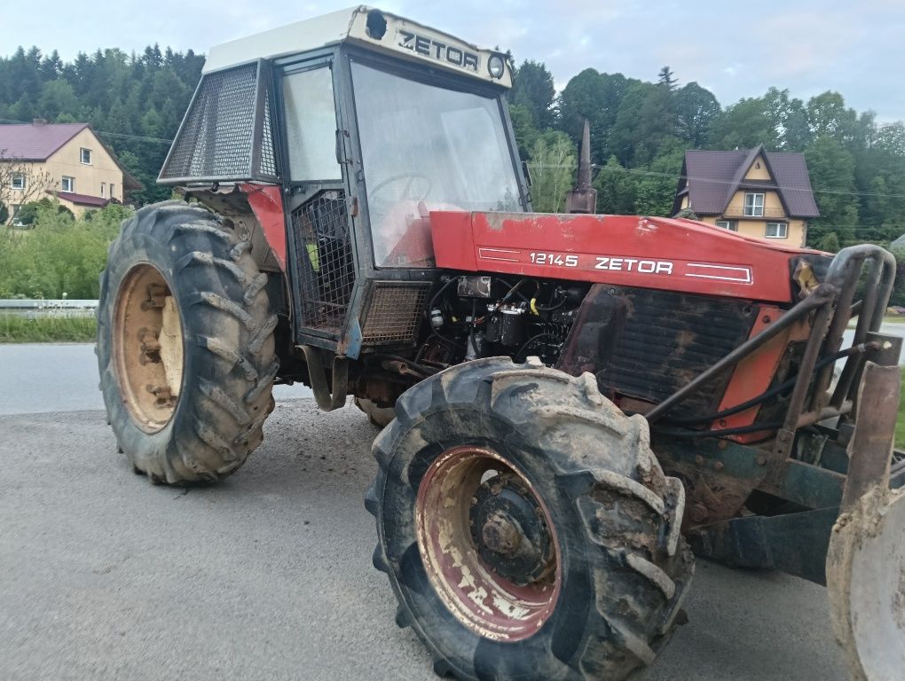 Zetor 12145 Sprawny sprowadzony z Dokumentami Pług Ursus 1224 , 1614
