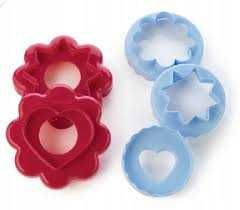 TUPPERWARE Foremki do ciasta ciastek kwiatki