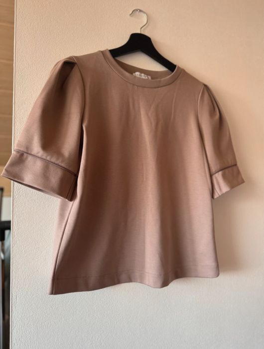 Nowy Elegancki garnitur kostium komplet Samagne M