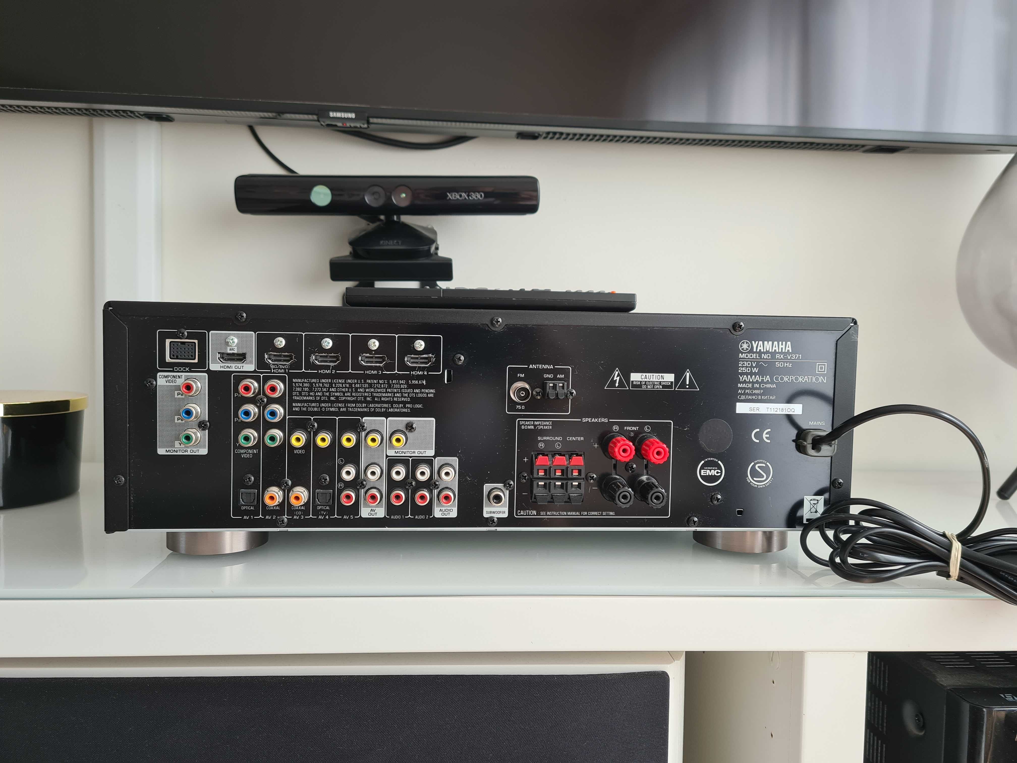 OKAZJA Amplituner wzmacniacz Yamaha rx v371 hdmi arc 5.1 kino domowe