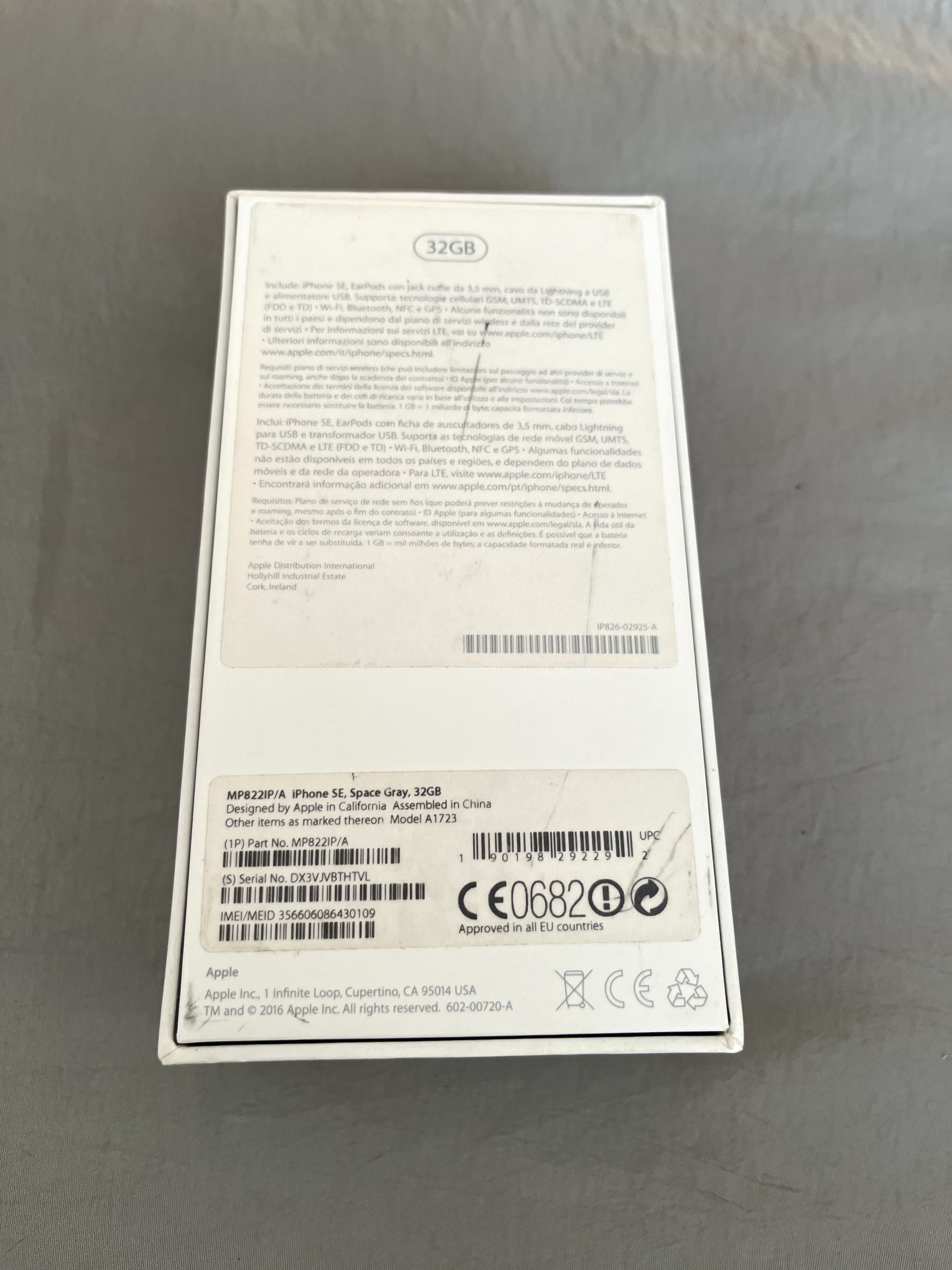 iPhone SE para Peças 32GB com caixa